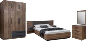 ΣΕΤ ΚΡΕΒΑΤΟΚΑΜΑΡΑΣ 5ΤΜΧ CARYS HM10888.11 ΜΕΛΑΜΙΝΗ ΣΕ ΚΑΡΥΔΙ