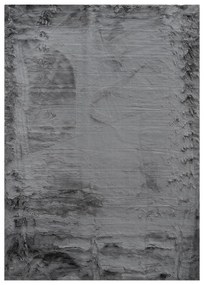 Γούνινο Χαλί (160x230) Polcarpet Rabbit D.Grey
