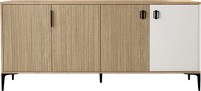 Κονσόλα Δρυς / Λευκό GRISA 180x44x18