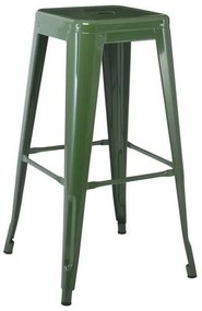 Σκαμπό Bar Relix Ε5190,3W 43x43x76cm Green Μέταλλο