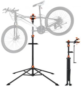 VEVOR Bike Repair Stand, 80 lbs Heavy-duty Steel Bicycle Repair Stand, Adjustable Height Bike Maintenance Workstand with Magnetic Tool Tray Telescopic Arm, Foldable Bike Work Stand for Home, Shops
