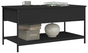 vidaXL Τραπεζάκι Σαλονιού Μαύρο 100 x 50 x 50 εκ. Επεξεργασμένο Ξύλο