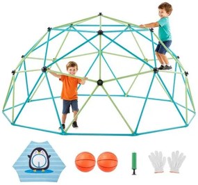 VEVOR Climbing Dome 10FT Geometric Dome Climber Jungle Gym 1000LBS Max Loading