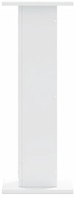 vidaXL Βάσεις Ηχείων 2 Τεμ. Λευκή 30x30x80 εκ. Επεξ. Ξύλο