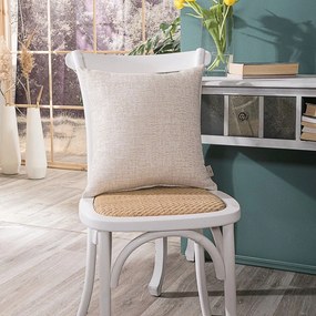 Μαξιλαροθήκη Διακοσμητική Milazzo 01 Ecru Teoran 43X43 Cotton-Polyester