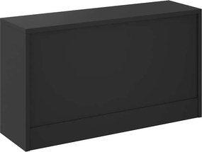 vidaXL Πάγκος Παπουτσιών Μαύρος 80x24x45 εκ. από Τεχνητό Ξύλο