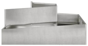 vidaXL Γλάστρα Κήπου 100x100x50 εκ - Από Ανοξείδωτο Χάλυβα