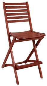 Σκαμπό Πτυσσόμενο Ξύλινο 59x70x75 C3045-AR Red Shorea