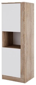 Βιβλιοθήκη Σόνομα/Λευκό, 48x140x40, Modul 911, Genomax Genom1219920808