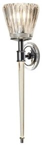 Απλίκα Φωτιστικό Μπάνιου 1xG9 1xLED 1W Νίκελ IP44 Agatha BATH-AGATHA-PC Elstead Lighting BATH-AGATHA-PC Χρώμιο