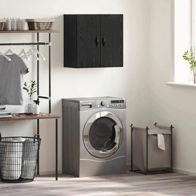 vidaXL Τοίχου Ντουλάπα Μαύρη Οξυά 60 x 31 x 60 εκ. Επεξεργασμένο ξύλο
