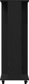 vidaXL Ντουλάπα Μαύρη δρυς 102 x 38 x 110 εκ. Επεξεργασμένο ξύλο