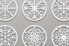 Intra απο ξύλο plywood 3mm-4mm πάχος - Σετ σουβέρ Laser Cut Δίασταση 40x50 cm INTRAFABR-70433098