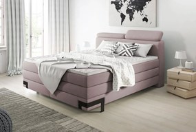 Επενδυμένο κρεβάτι Kayak με στρώμα και ανώστρωμα-Roz-140 x 200