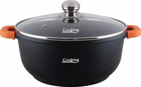 Heinner HR-SCO-A0340A Βαθιά Ανοξείδωτη Κατσαρόλα 18.5lt 40X17.5 CM DARK LINE