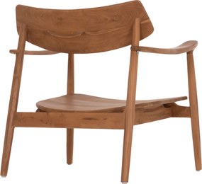 ΠΟΛΥΘΡΟΝΑ LOUNGE RANGER HM18255.01 ΞΥΛΟ TEAK ΣΕ ΦΥΣΙΚΟ 70x73x73Υεκ.