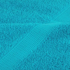 vidaXL Πετσέτες Σάουνας SOLUND 10Τεμ. Τιρκουάζ 80x200 εκ. 600 γρ/μ²