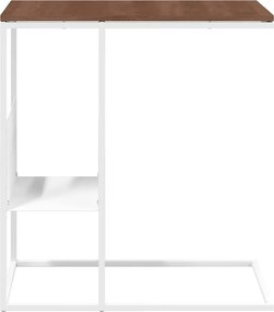 vidaXL Τραπέζι Βοηθητικό Λευκό 55x36x59,5 εκ. από Επεξεργασμένο Ξύλο