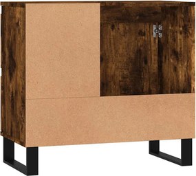 vidaXL Ντουλάπι Μπάνιου Καπνιστή Δρυς 65x33x60 εκ. Επεξεργασμένο Ξύλο