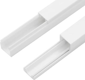 vidaXL Κανάλι Καλωδίων 25 x 25 χιλ. 10 μ. από PVC