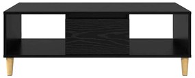 vidaXL με αποθήκευση με πόρτα Μαύρη δρυς 103.5 x 60 x 35 εκ Επεξεργασμένο ξύλο