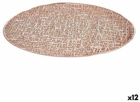 Σουπλά Kinvara Ροζ Πλαστική ύλη Ø 38 cm (12 Μονάδες)