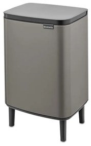 Brabantia 1006648 Κάδος Απορριμμάτων Bo Small Hi 12L, Platinum