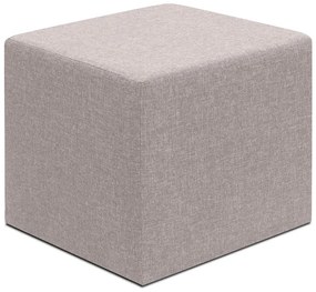 Σκαμπώ Linda Megapap υφασμάτινο χρώμα μπεζ 40x40x40εκ.