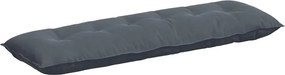 vidaXL Μαξιλάρι Πλάτης Σκούρο Γκρι 160 x 50 x 19 cm