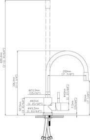 Karag Linux Inox Black K122102162 - Μπαταρία Κουζίνας Εύκαμπτη