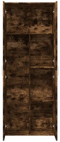 vidaXL Ντουλάπα Καπνιστή Δρυς 70x35x180 εκ. από Επεξεργασμένο Ξύλο