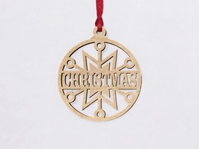 Σετ των 3 Intra απο ξύλο plywood 3mm-4mm πάχος – Εξατομικευμένη Χριστουγεννιάτικη διακόσμηση 25x25 cm INTRAVECTRY-MY545392