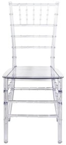 Καρέκλα Tiffany διάφανο pc 38.5x46x88εκ 38x38.5x88 εκ.