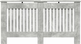 vidaXL Καπάκι Καλοριφέρ Σκυρόδεμα Γκρι 152 x 19 x 81,5 cm