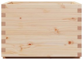 vidaXL Ζαρντινιέρα Κήπου 70x70x49,5 εκ από Μασίφ Ξύλο Πεύκου