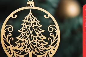 Intra απο ξύλο plywood 3mm-4mm πάχος – Χριστουγεννιάτικη διακόσμηση με χαρτί Δίασταση 20x20 cm INTRAFABR-104730682