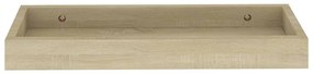 vidaXL Ράφια Τοίχου με Εσοχή 4 τεμ. Δρυς 40 x 15 x 4 εκ. από MDF