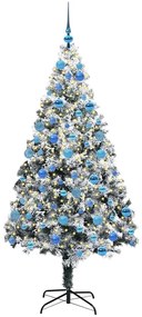 vidaXL Τεχνητό Χριστουγεννιάτικο Δέντρο με 300 LED Λευκό 180 cm