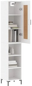 vidaXL Ντουλάπι Λευκό 34,5 x 34 x 180 εκ. από Επεξεργασμένο Ξύλο