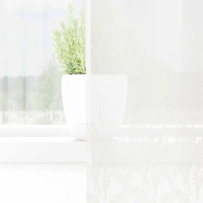 vidaXL Κουρτίνα Δαντέλας με κουρτίνες Λευκό 80 x 150 cm Πολυεστέρας