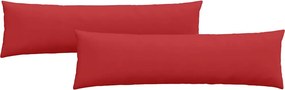 vidaXL Μαξιλάρι Καναπέ 2 pcs Κόκκινο 145 x 40 εκ. ύφασμα