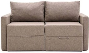 Καναπές - Κρεβάτι Διθέσιος Saros 825BLC5415 155x110x72cm Brown
