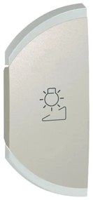Πλακίδιο Ρυθμιστή Φωτισμού Dimmer 1 Στοιχείου Τοποθέτησης Αριστερής Πλευράς Τιτάνιο Celiane 068477 Legrand-68477-Ασημί 068477