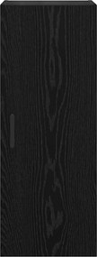 vidaXL Επιτοίχιο ντουλάπι Μαύρη Οξυά 34,5 x 34 x 90 εκ.