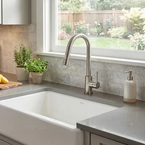 Tema MF 8910 Inox Matt – Μπαταρία Κουζίνας με Ντους