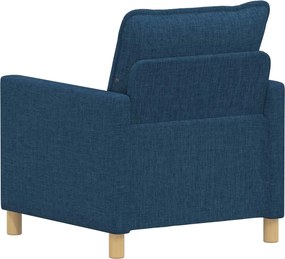vidaXL Καναπές Μπλε 76 x 81 x 87,5 εκ Ύφασμα