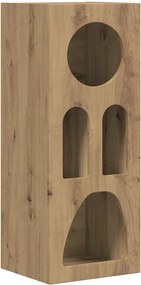 vidaXL Πλαϊνό γραφείο ELST Artisan Oak 40 x 35 x 100.5 εκ