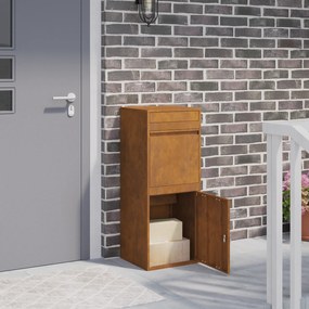 vidaXL Θυρίδα Πακέτων Σκ rusty 41 x 38 x 103 εκ