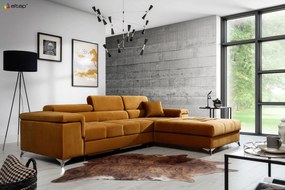 Γωνιακός καναπές Osby-Δεξιά-Ohra - 280.00Χ205.00Χ90.00cm