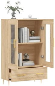vidaXL Ντουλάπα Sonoma Δρυς 69,5 x 31 x 115 εκ. από Επεξεργασμένο Ξύλο
